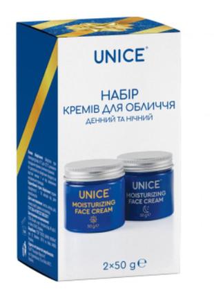 Набор кремов unice, 50/50 мл