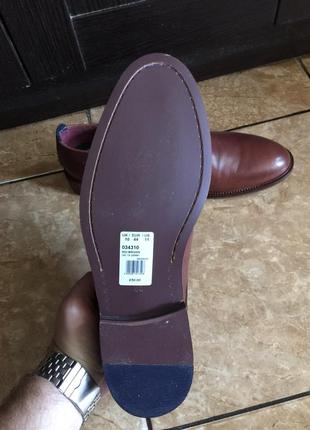 Новые стильные кожаные мужские туфли topman 44 размер5 фото