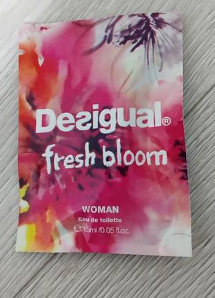 Desigual fresh bloom
туалетная вода для женщин 1.5мл