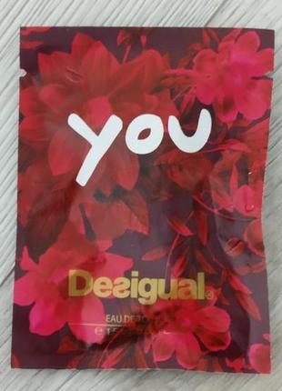 Desigual you туалетная вода для женщин 1.5мл