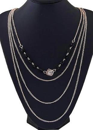 Модная многослойная подвеска2 фото
