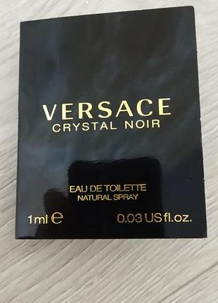 Versace crystal noir туалетная вода для женщин 1мл