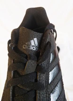 Кроссовки детские футбол сороконожки черные sgc 753002 adidas (размер 27)5 фото