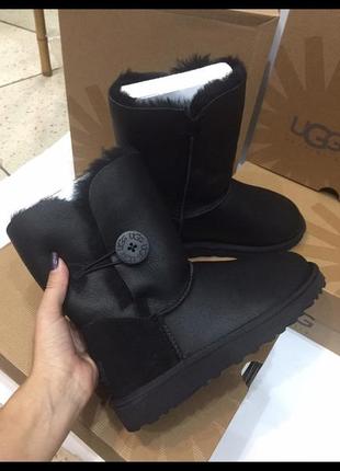 Ботинки угги угг чёрные  ugg australia оригинал