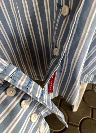 Брендовая базовая рубашка в полоску, оригинал ⭐️6 фото