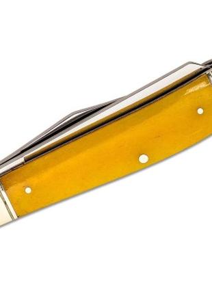 Нож cold steel mini trapper yellow bone (cs-fl-mtrpr-y)4 фото