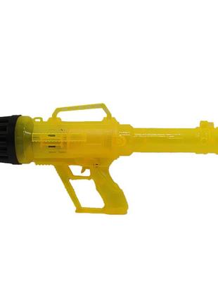 Генератор мыльных пузырей bambi 3939-136 a, игрушечный автомат с с подсветкой желтый