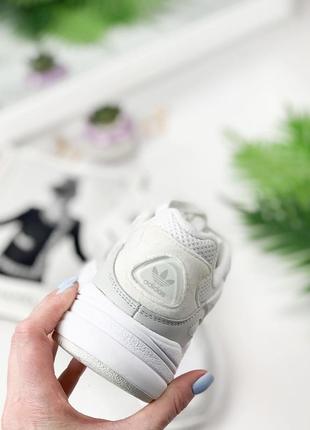 Кроссовки adidas yung-96 cloud white grey one4 фото