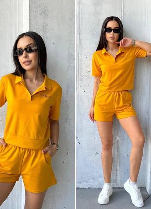 Поло+шорты, спортивный костюм