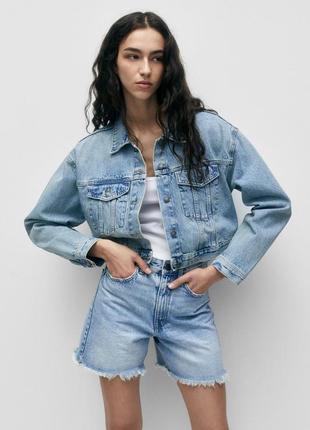 Стильна джинсова куртка pull&bear m