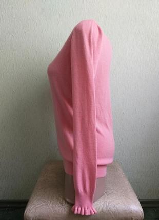Розовый свитер с открытой спиной. пуловер коралловый. свитшот.6 фото