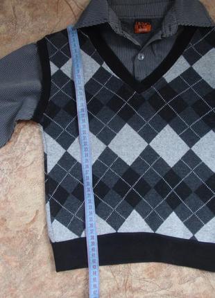 Реглан-свитер для мальчика на р.122-128 см.5 фото