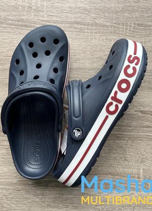 Мужские кроксы баябэнд синие, crocs bayaband navy