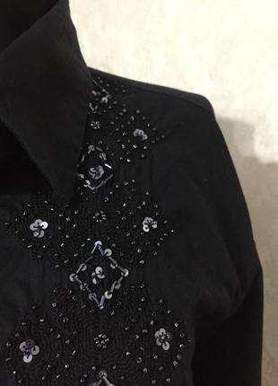 Сорочка 👚з поетками і стеклярусы