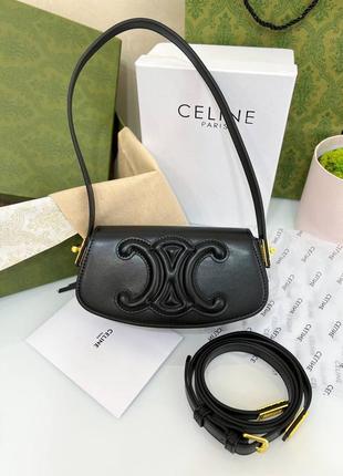 Сумка на плечо в стиле селений celine