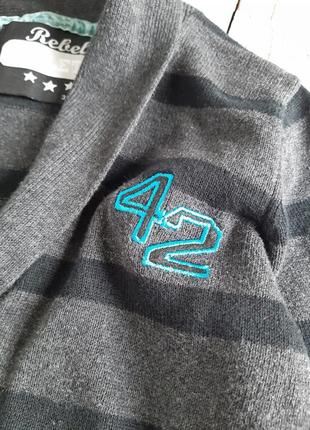 Кофта- кардиган rebel  для хлопчика 7