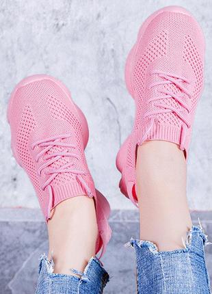 Кросівки жіночі повсякденні shell 38 рожевий2 фото