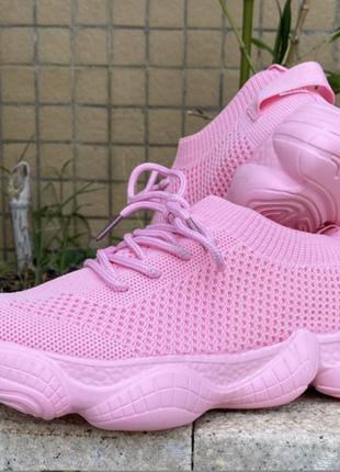 Кросівки жіночі повсякденні shell 38 рожевий3 фото
