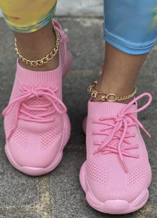 Кросівки жіночі повсякденні shell 38 рожевий6 фото