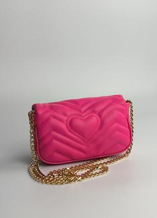 👜 gucci marmont mini pink7 фото