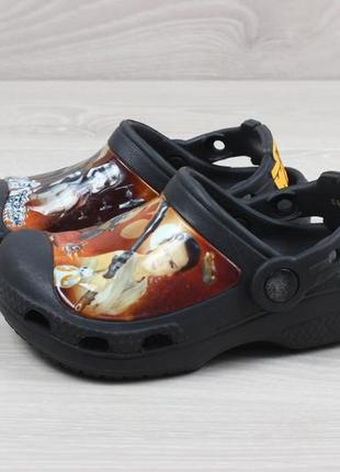 Дитячі крокси crocs star wars оригінал, розмір 25 - 26 (клоги, сабо, зоряні війни)7 фото