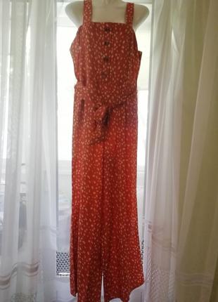 Летний комбинезон с пуговицами/комбез на бретелях