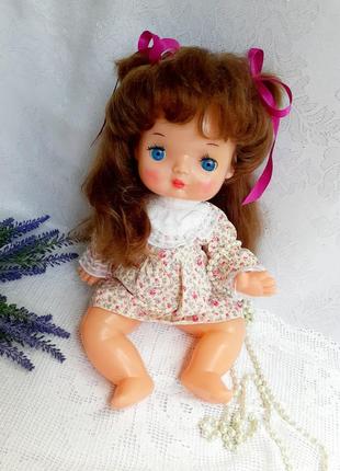 Анюта🧸🌷 кругозор кукла ссср советская московский завод игрушек винтаж с длинными волосами куколка большая
