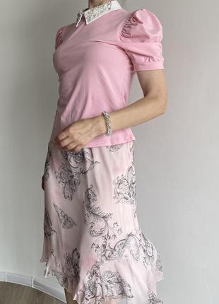 Шелковая юбка люксового бренда luisa cerano2 фото