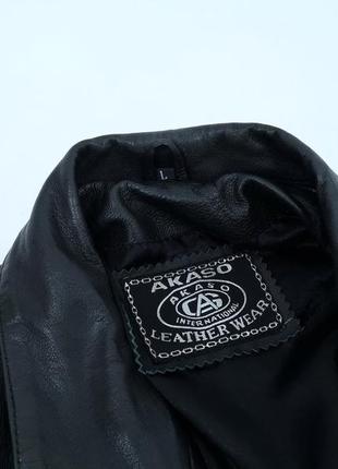 Куртка кожаная akaso, натуральная9 фото