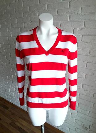 Tommy hilfiger пуловер pima cotton 100% оригінал / джемпер / светр / кофта