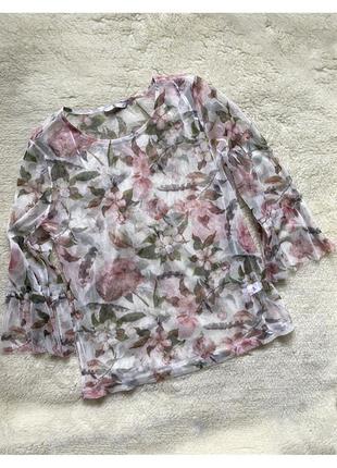 Актуальная блуза кофта сетка от tu.1 фото