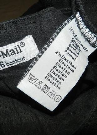 Стрейч-плотные,чёрные джинсы-капри,с карманами и стразиками,бол.18-20разм.,x-mail7 фото