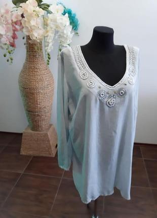 Блуза балахон свободного кроя туреченица8 фото