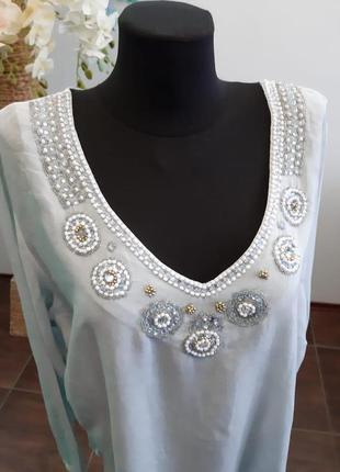 Блуза балахон свободного кроя туреченица4 фото