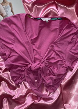 Рожева накидка на завʼязці