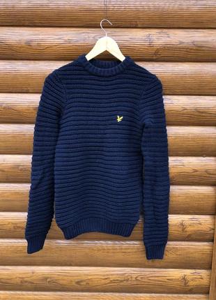 Вязаный свитер lyle scott свитшот кофта