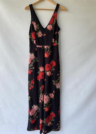 Комбинезон в квітковий принт/комбинезон со штанами в цветочный принт 30622