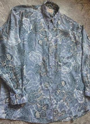 Мужская винтажная рубашка гавайка 100 %вискоза7 фото