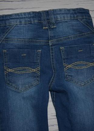 5 лет 110 см обалденные фирменные штаны джинсы скини узкачи с патчами нашивками8 фото