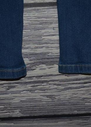 5 лет 110 см обалденные фирменные штаны джинсы скини узкачи с патчами нашивками6 фото