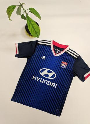 Футболка adidas футбольный lyon depay original Hi-tail blokecore