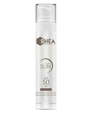 Rhea youthsun spf50 антивозрастной солнцезащитный крем для лица,50 ml2 фото