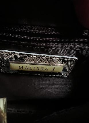 Шкіряна сумка клатч malissa collection 5