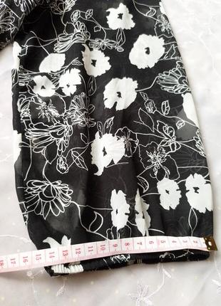 Блузка туніка  квітковий принт xl5 фото