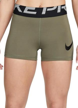 Шорти жіночі nike pro dri-fit 3" short training tights (арт. dm7687-222)1 фото