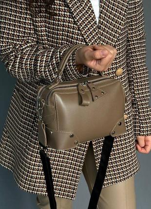 Стильна жіноча міні сумка через плече. маленька сумочка клатч екошкіра модна та стильна