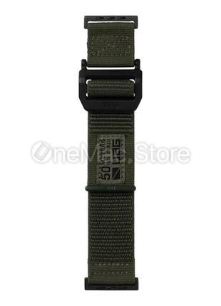 Ремінець uag active watch strap для apple watch 44mm (foliage green/зелений)6 фото