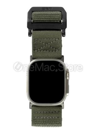 Ремінець uag active watch strap для apple watch 44mm (foliage green/зелений)2 фото