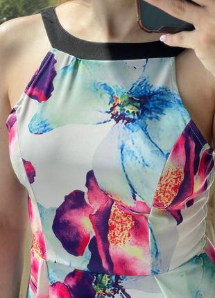 Легка літня сукня квітковий принт 1+1=310 фото