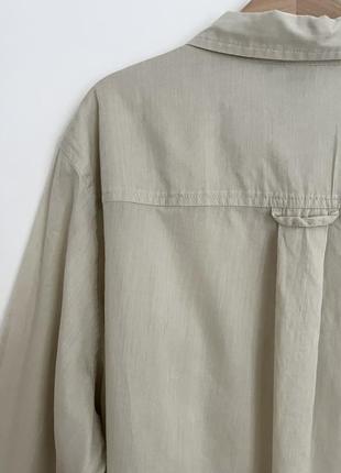 Тоненькая удлиненная рубашка h&amp;m, хлопок5 фото